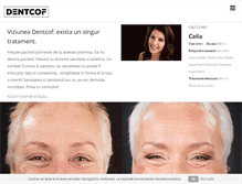 Tablet Screenshot of dentcof.ro